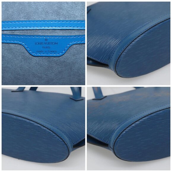 LOUIS VUITTON Epi Saint Jacques Shoulder Bag Blue - Picture 13 of 15